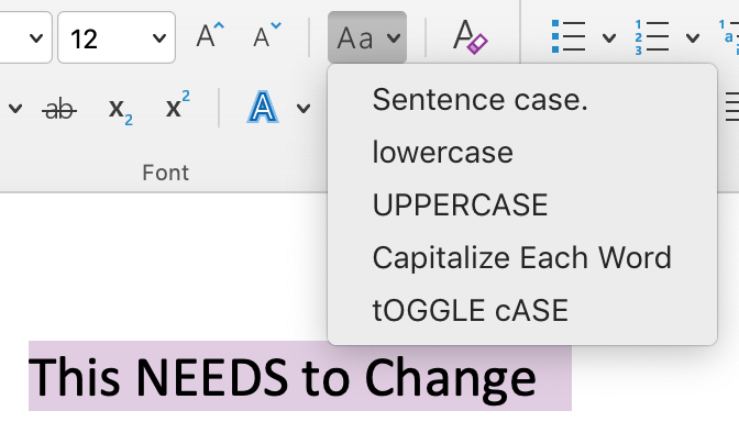 Quick Change: upper- to lowercase, and more