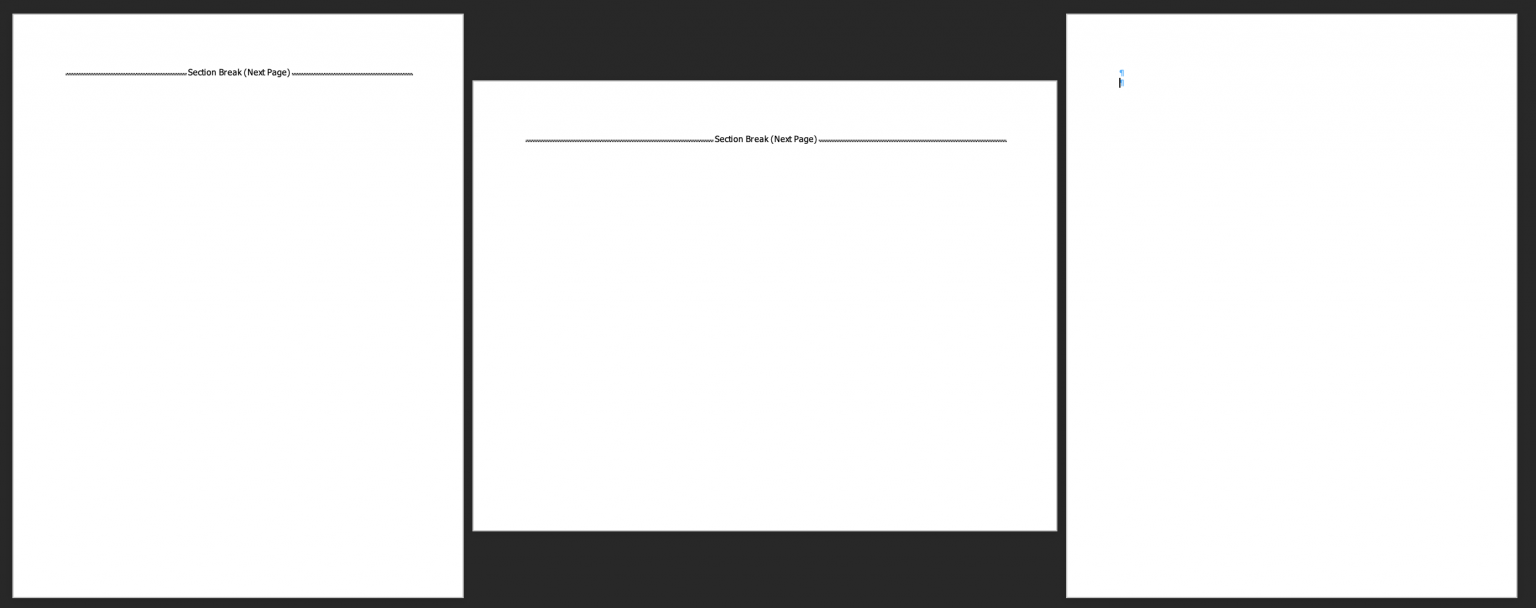 縦向きの Word 文書で横向きのページを作成する方法